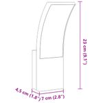 Casa si Gradina - Corpuri si surse de iluminat - Iluminat exterior - Felinare - Lampi exterioare de perete cu LED 2 buc. negru, aluminiu turnat - Infinity.ro