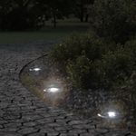 Casa si Gradina - Corpuri si surse de iluminat - Iluminat exterior - Felinare - Lampa exterioara de sol, rotunda, negru, 10,5x10,5 cm, aluminiu - Infinity.ro