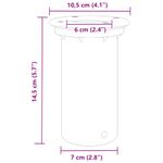 Casa si Gradina - Corpuri si surse de iluminat - Iluminat exterior - Felinare - Lampa exterioara de sol, rotunda, negru, 10,5x10,5 cm, aluminiu - Infinity.ro