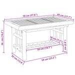 Casa si Gradina - Mobilier - Mese si birouri - Masute de cafea - Masuta de cafea, 70x45x36 cm, bambus - Infinity.ro