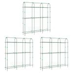 Casa si Gradina - Gradinarit si plante - Plante si ghivece - Ghivece si suporturi - Spaliere de gradina plante cataratoare 3 buc. otel, cu cadru U - Infinity.ro