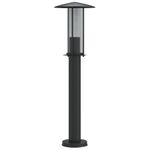 Casa si Gradina - Corpuri si surse de iluminat - Iluminat exterior - Felinare - Lampa exterioara de podea, negru, 60 cm, otel inoxidabil - Infinity.ro