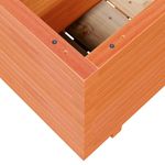 Casa si Gradina - Gradinarit si plante - Plante si ghivece - Ghivece si suporturi - Jardiniera gradina, maro ceruit, 70x40x49,5 cm, lemn masiv pin - Infinity.ro