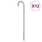 Sport si Outdoor - Camping - Accesorii corturi - Tarusi de cort, 12 buc., 41,5 cm, Ø12 mm, otel galvanizat - Infinity.ro