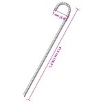 Sport si Outdoor - Camping - Accesorii corturi - Tarusi de cort, 12 buc., 41,5 cm, Ø12 mm, otel galvanizat - Infinity.ro