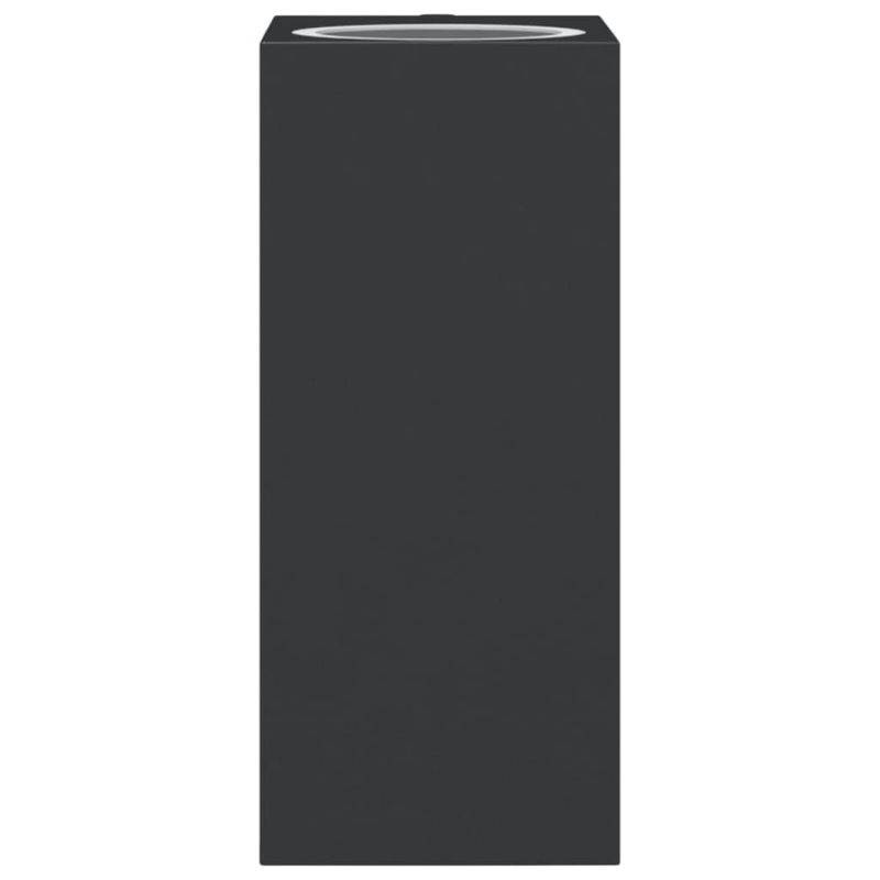 Casa si Gradina - Corpuri si surse de iluminat - Iluminat exterior - Felinare - Lampi exterioare de perete cu LED 2 buc. negru, aluminiu turnat - Infinity.ro