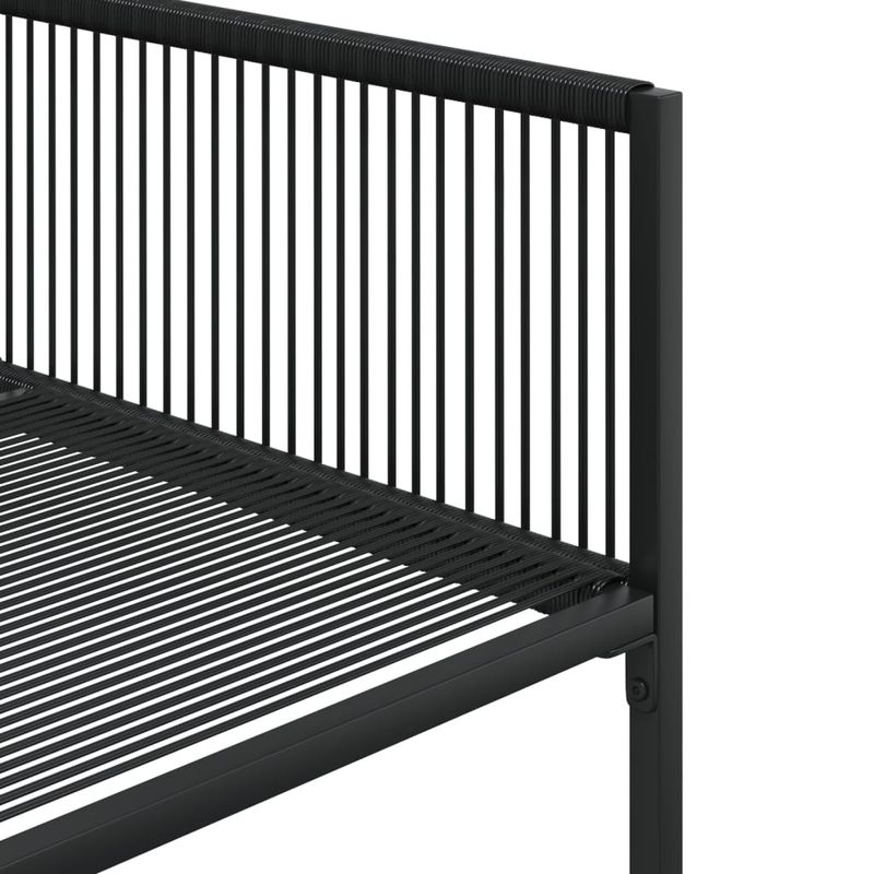 Casa si Gradina - Gradina si terasa - Mobilier exterior - Seturi mobila gradina - Set mobilier de gradina, 7 piese, negru, poliratan - Infinity.ro