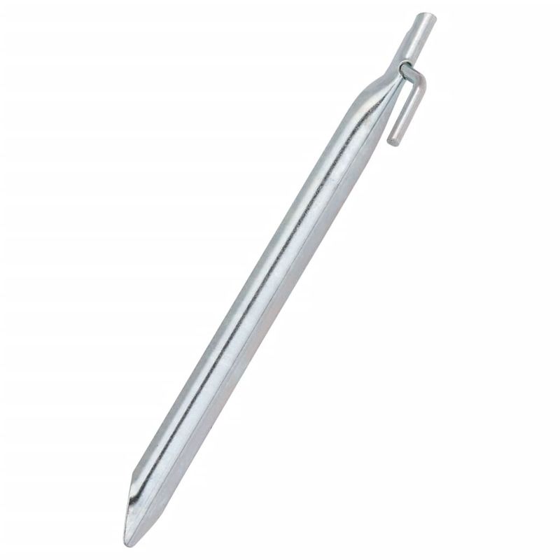 Sport si Outdoor - Camping - Accesorii corturi - Tarusi de cort 24 buc., forma V, 24 cm, Ø20 mm, otel galvanizat - Infinity.ro