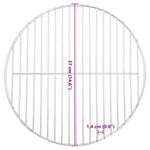 Casa si Gradina - Gradina si terasa - Gratare si accesorii - Accesorii gratare - Grill pentru gratar rotund, Ø37 cm, otel inoxidabil 304 - Infinity.ro