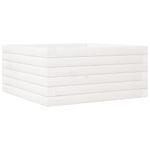 Casa si Gradina - Gradinarit si plante - Plante si ghivece - Ghivece si suporturi - Jardiniera de gradina, alb, 50x50x23 cm, lemn masiv de pin - Infinity.ro