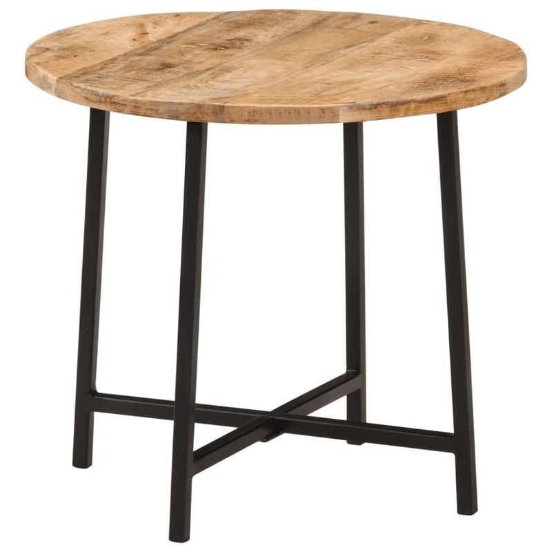 Casa si Gradina - Mobilier - Mese si birouri - Masute de cafea - Masuta de cafea, 45x45x40 cm, lemn masiv de mango si fier - Infinity.ro