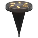 Casa si Gradina - Corpuri si surse de iluminat - Iluminat exterior - Lampi solare - Lampi solare cu tarusi de sol pentru exterior, 12 buc. alb cald, model 2 - Infinity.ro