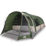 Sport si Outdoor/Camping/Corturi camping - Cort de familie tunel pentru 8 persoane, verde, impermeabil - Infinity.ro