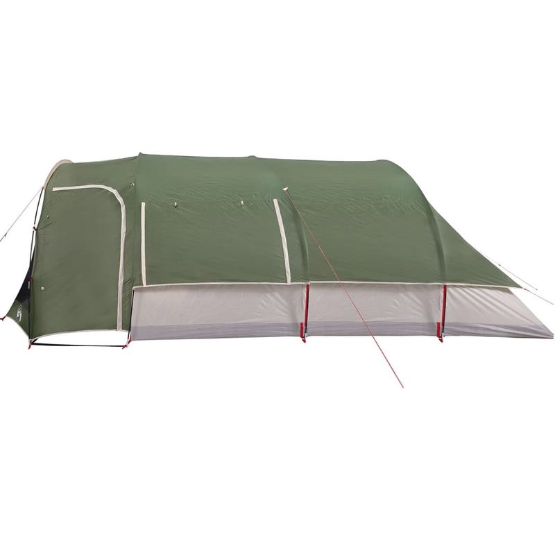 Sport si Outdoor/Camping/Corturi camping - Cort de familie tunel pentru 8 persoane, verde, impermeabil - Infinity.ro