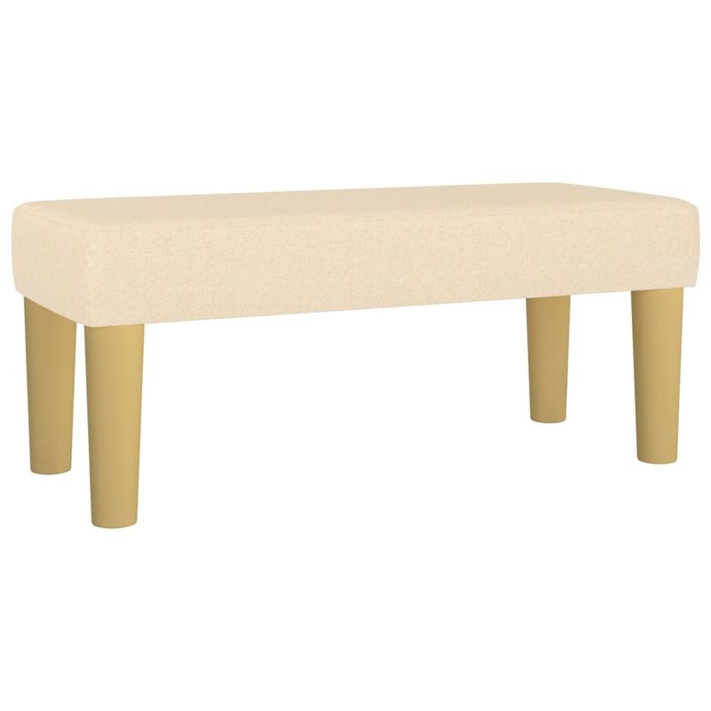 Casa si Gradina - Mobilier - Paturi si accesorii - Paturi - Pat box spring cu saltea, crem, 100x200 cm, textil - Infinity.ro