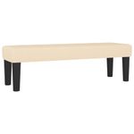 Casa si Gradina - Mobilier - Paturi si accesorii - Paturi - Pat box spring cu saltea, crem, 140x200 cm, textil - Infinity.ro