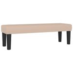 Casa si Gradina - Mobilier - Paturi si accesorii - Paturi - Pat box spring cu saltea, cappuccino, 140x190cm piele ecologica - Infinity.ro