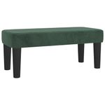 Casa si Gradina - Mobilier - Paturi si accesorii - Paturi - Pat box spring cu saltea, verde inchis, 100x200 cm, catifea - Infinity.ro