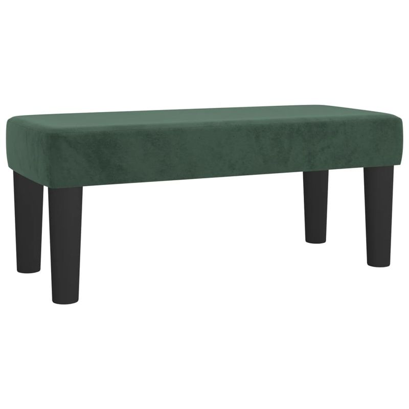 Casa si Gradina - Mobilier - Paturi si accesorii - Paturi - Pat box spring cu saltea, verde inchis, 100x200 cm, catifea - Infinity.ro