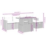 Casa si Gradina - Gradina si terasa - Mobilier exterior - Seturi mobila gradina - Set canapele de gradina cu perne, 6 piese, bej, poliratan - Infinity.ro