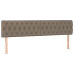 Casa si Gradina - Mobilier - Paturi si accesorii - Paturi - Pat box spring cu saltea, taupe, 120x190 cm material textil - Infinity.ro