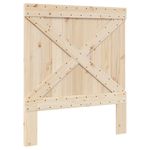 Casa si Gradina - Mobilier - Paturi si accesorii - Paturi - Cadru de pat cu tablie, 90x200 cm, lemn masiv de pin - Infinity.ro