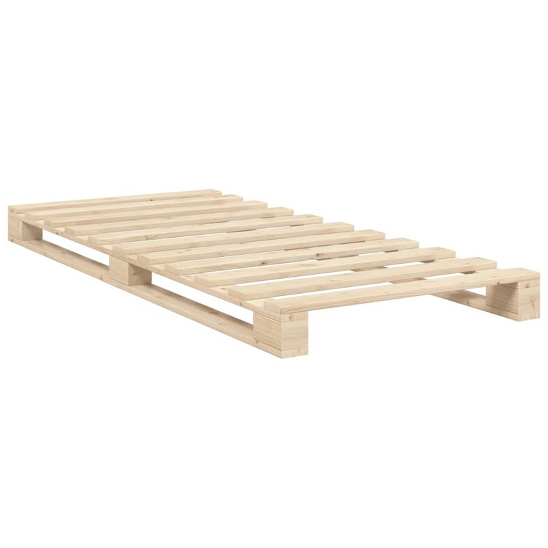 Casa si Gradina - Mobilier - Paturi si accesorii - Paturi - Cadru de pat cu tablie, 90x200 cm, lemn masiv de pin - Infinity.ro