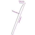 Sport si Outdoor - Camping - Accesorii corturi - Tarusi de cort, 50 buc., 23 cm, Ø4 mm, otel galvanizat - Infinity.ro