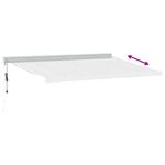 Casa si Gradina - Gradina si terasa - Umbrele si pavilioane - Pavilioane - Copertina retractabila antracit/alb, 4,5x3 m, textil/aluminiu - Infinity.ro