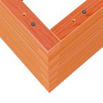 Casa si Gradina - Gradinarit si plante - Plante si ghivece - Ghivece si suporturi - Jardiniera de gradina, maro ceruit, 60x60x46 cm, lemn masiv pin - Infinity.ro