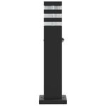 Casa si Gradina - Corpuri si surse de iluminat - Iluminat exterior - Felinare - Lampi podea exterior cu senzor, 3 buc., negru, 50 cm, aluminiu - Infinity.ro