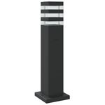 Casa si Gradina - Corpuri si surse de iluminat - Iluminat exterior - Felinare - Lampi podea exterior cu senzor, 3 buc., negru, 50 cm, aluminiu - Infinity.ro
