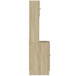 Casa si Gradina - Mobilier - Comode si corpuri - Corpuri bucatarie - Dulap de bucatarie, stejar Sonoma, 60x50x180 cm, lemn prelucrat - Infinity.ro