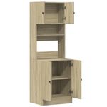 Casa si Gradina - Mobilier - Comode si corpuri - Corpuri bucatarie - Dulap de bucatarie, stejar Sonoma, 60x50x180 cm, lemn prelucrat - Infinity.ro