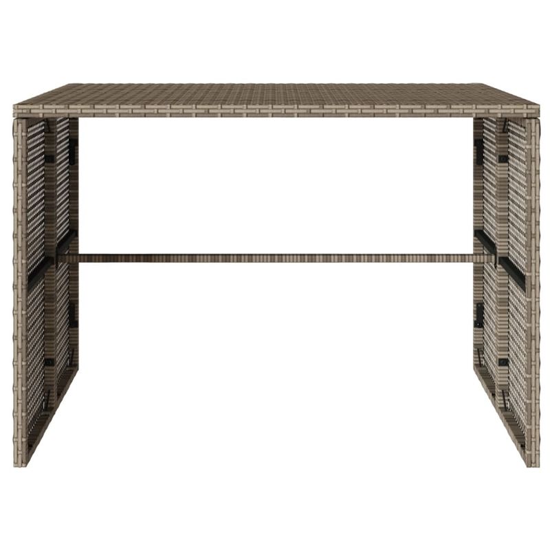 Casa si Gradina - Gradina si terasa - Mobilier exterior - Seturi mobila gradina - Set mobilier de gradina cu perne, 3 piese, gri, poliratan - Infinity.ro