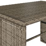 Casa si Gradina - Gradina si terasa - Mobilier exterior - Seturi mobila gradina - Set mobilier de gradina cu perne, 3 piese, gri, poliratan - Infinity.ro