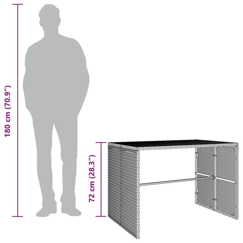 Casa si Gradina - Gradina si terasa - Mobilier exterior - Seturi mobila gradina - Set mobilier de gradina cu perne, 3 piese, gri, poliratan - Infinity.ro