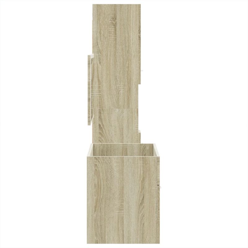 Casa si Gradina - Mobilier - Seturi de mobilier - Seturi baie - Set mobilier de baie, 3 piese, stejar sonoma, lemn prelucrat - Infinity.ro