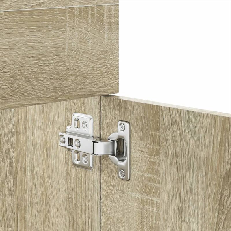 Casa si Gradina - Mobilier - Seturi de mobilier - Seturi baie - Set mobilier de baie, 3 piese, stejar sonoma, lemn prelucrat - Infinity.ro