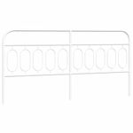 Casa si Gradina - Mobilier - Paturi si accesorii - Accesorii paturi - Tablie de pat metalica, alb, 200 cm - Infinity.ro