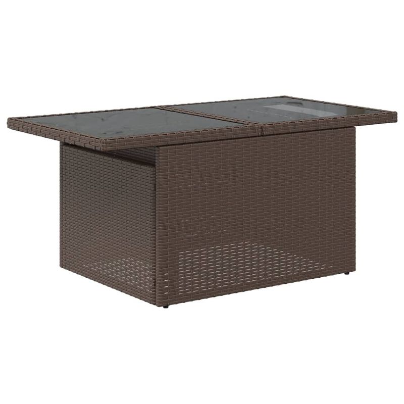 Casa si Gradina - Gradina si terasa - Mobilier exterior - Seturi mobila gradina - Set canapele de gradina cu perne, 8 piese, maro, poliratan - Infinity.ro