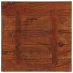 Casa si Gradina - Mobilier - Feronerie si accesorii mobila - Blat de masa patrata, 40x40x2,5 cm, lemn masiv reciclat (multicolor) - Infinity.ro