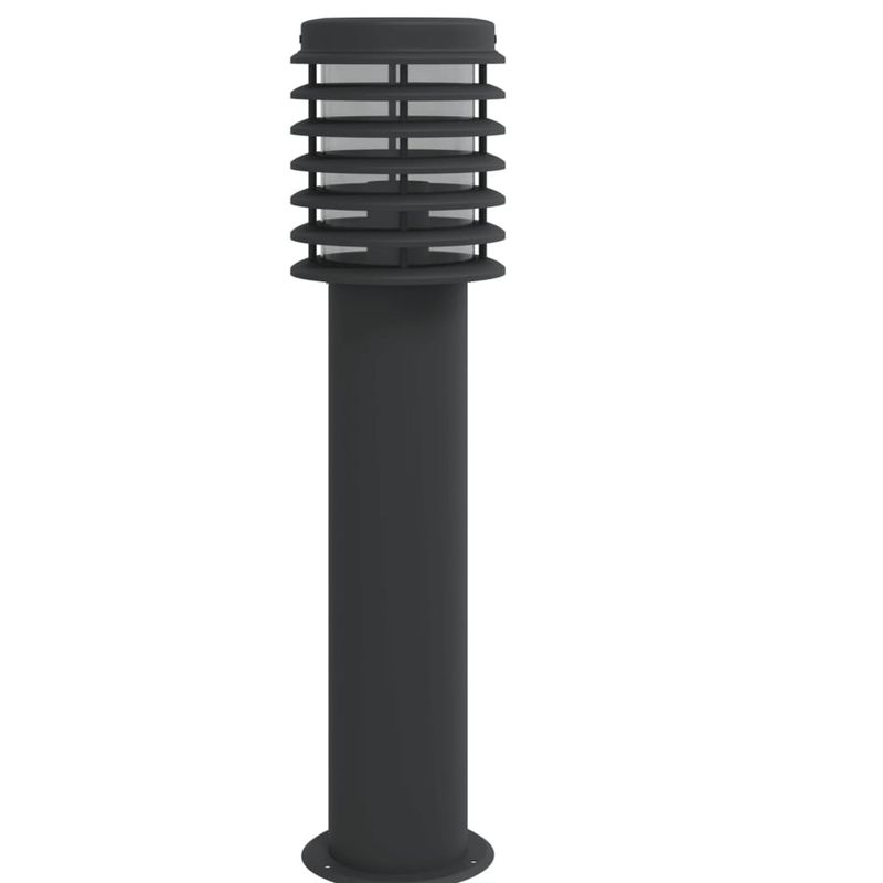 Casa si Gradina - Corpuri si surse de iluminat - Iluminat exterior - Felinare - Lampi de podea de exterior 3 buc negru 60 cm otel inoxidabil - Infinity.ro