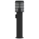 Casa si Gradina - Corpuri si surse de iluminat - Iluminat exterior - Felinare - Lampi de podea de exterior 3 buc negru 60 cm otel inoxidabil - Infinity.ro