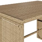 Casa si Gradina - Gradina si terasa - Mobilier exterior - Seturi mobila gradina - Set mobilier de gradina cu perne, 3 piese, bej, poliratan - Infinity.ro