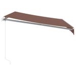 Casa si Gradina - Gradina si terasa - Umbrele si pavilioane - Umbrele - Copertina retractabila manual, maro, 300x250 cm - Infinity.ro