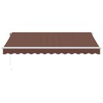 Casa si Gradina - Gradina si terasa - Umbrele si pavilioane - Umbrele - Copertina retractabila manual, maro, 350x250 cm - Infinity.ro
