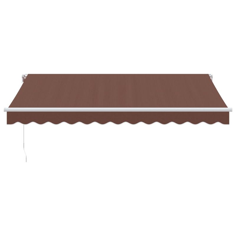 Casa si Gradina - Gradina si terasa - Umbrele si pavilioane - Umbrele - Copertina retractabila manual, maro, 350x250 cm - Infinity.ro