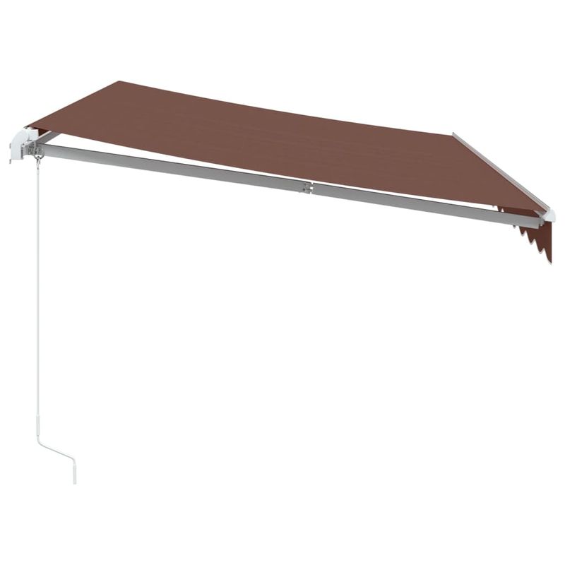Casa si Gradina - Gradina si terasa - Umbrele si pavilioane - Umbrele - Copertina retractabila manual, maro, 350x250 cm - Infinity.ro