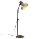 Casa si Gradina - Corpuri si surse de iluminat - Veioze si lampi - Lampadare - Lampa de podea 25 W, argintiu vintage, 30x30x100-150 cm, E27 - Infinity.ro